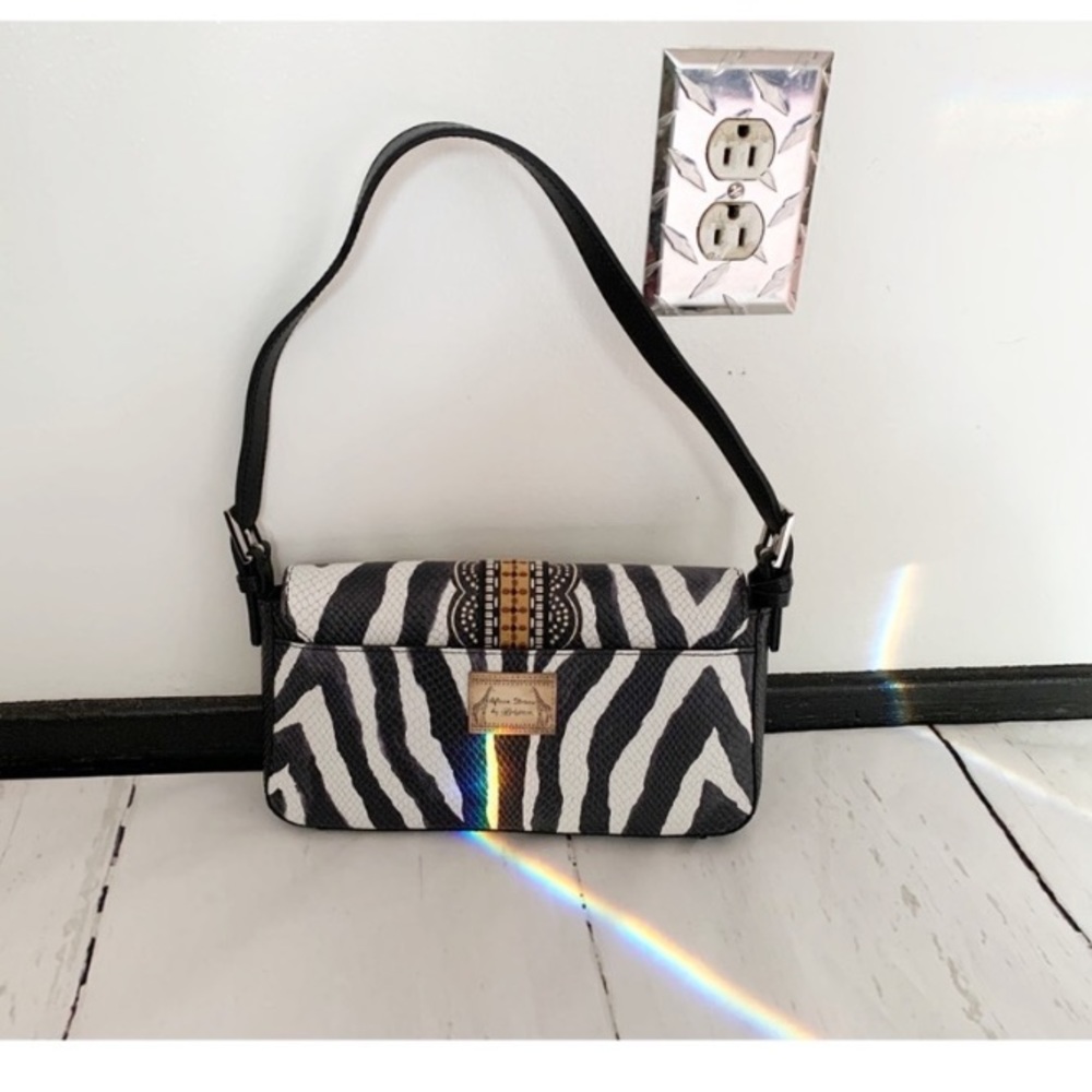 Brighton Baguette Python Handbag - Picture 5 of 14
